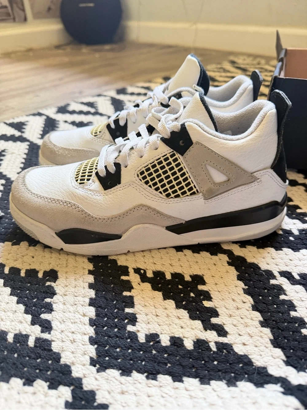 Jordan Kids Military Black Sneakers 3Y